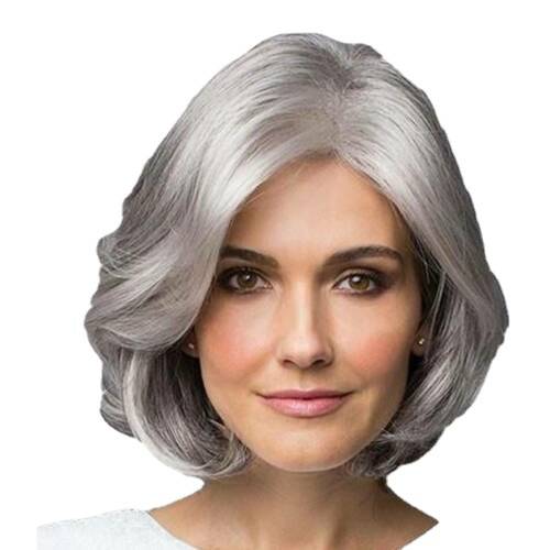 European and American wig women's short curly hair split wigs of high -temperature silk -fiber hair ladies hooded by Yiwu manufacturer