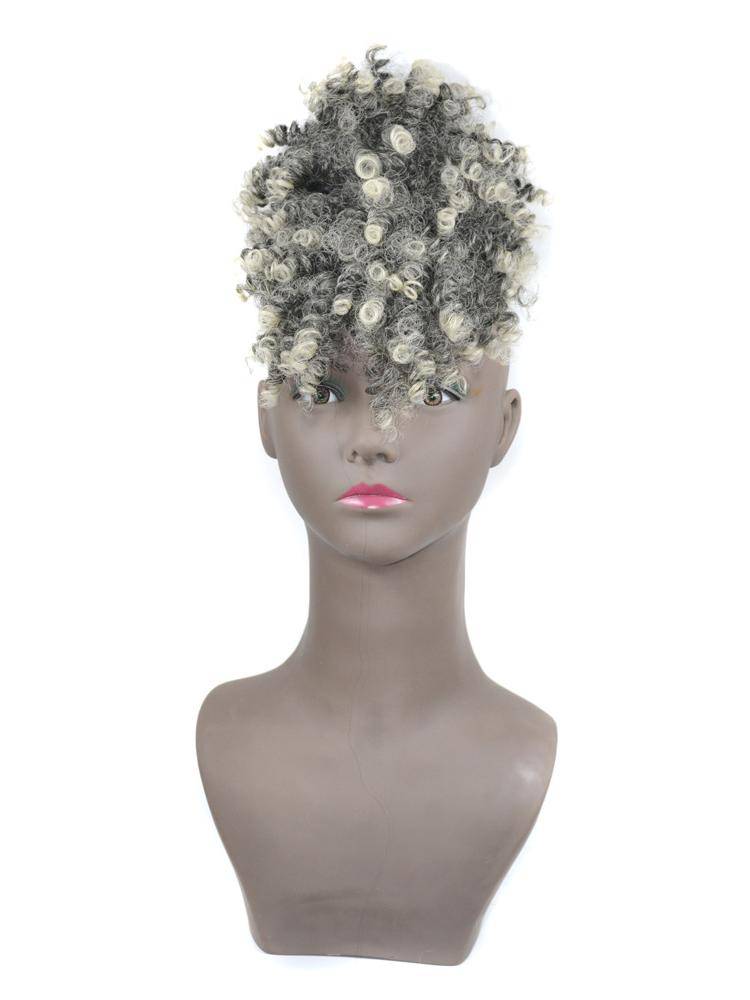 African wig hair bag bangs hairpin plus bangs wig bangs+hairpin exploded head curly hair