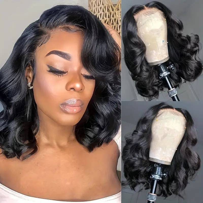 European and American fashion front lace 13*4 lace big wave medium long hair wigs of Africa hot wigs