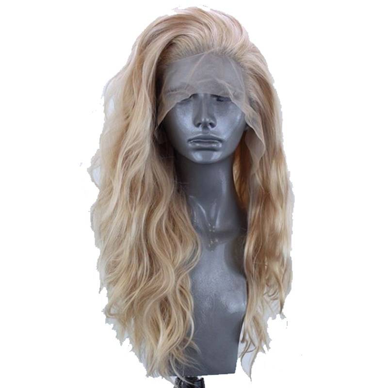 Europe Front lay Wigs Female Small Curly Hair Wig