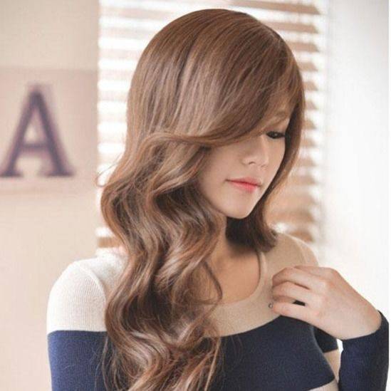 Wig Woman Fashion Net Red Douyin's full -headed temperament is divided into long curly hair fluffy, natural big wavy head cover