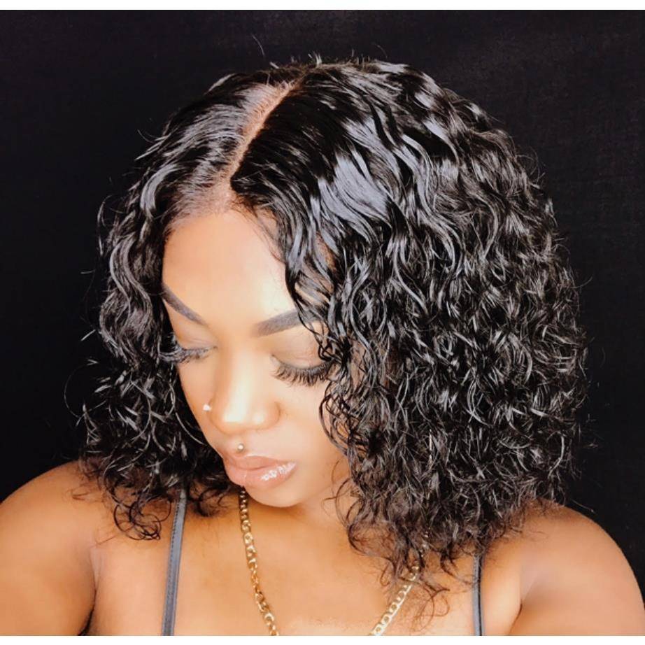 European and American wig Smooth -selling Tong African curly hair tube caterpillars fluffy short short hair full set
