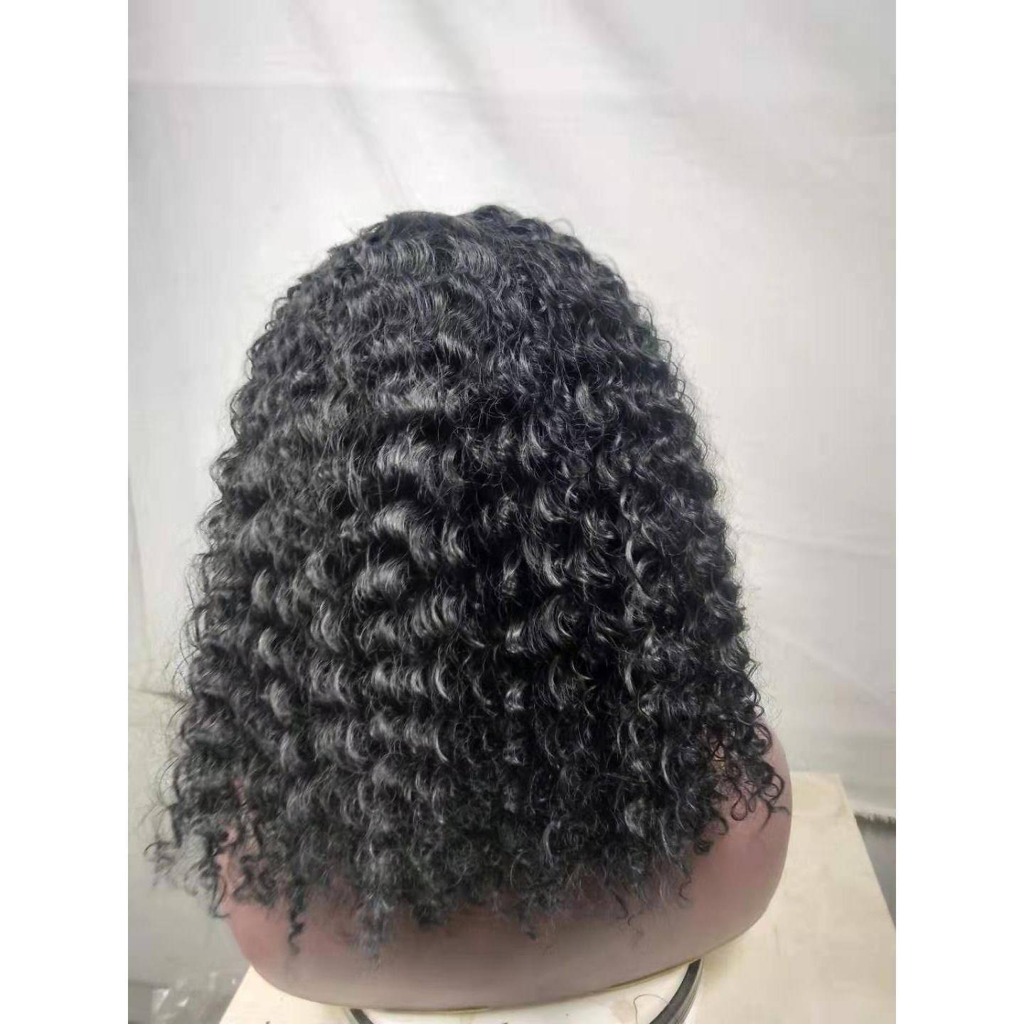 European and American wig Smooth -selling Tong African curly hair tube caterpillars fluffy short short hair full set