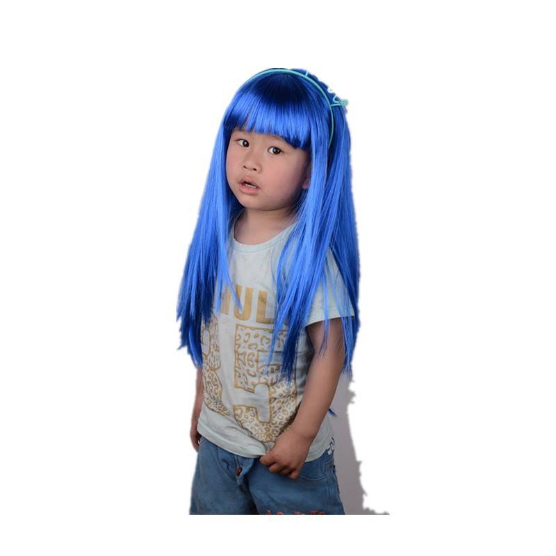 Cosplay Color Miki Mei Xue Xiaolan Wig Balala Little Demon Fairy European and American Wig straight hair