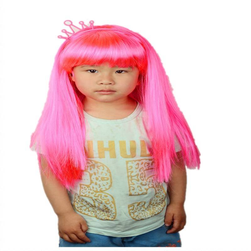 Cosplay Color Miki Mei Xue Xiaolan Wig Balala Little Demon Fairy European and American Wig straight hair