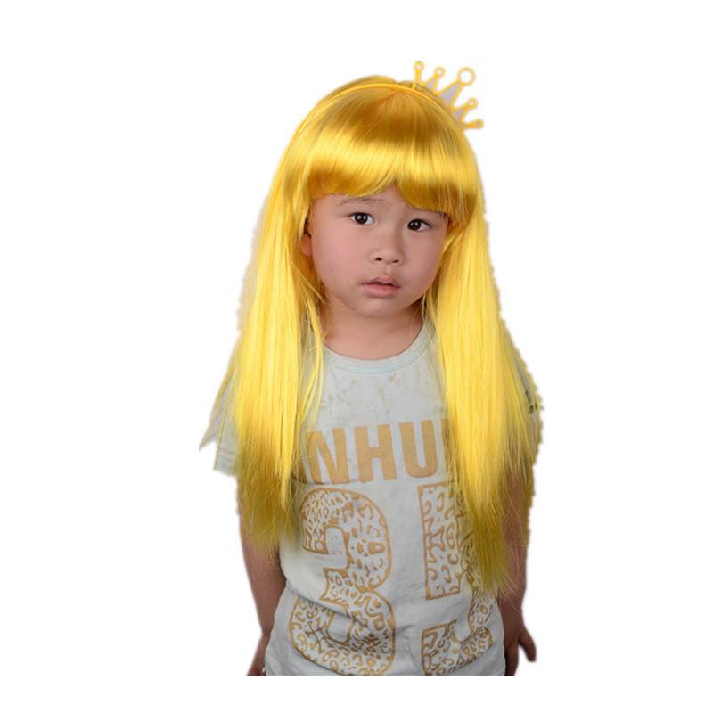 Cosplay Color Miki Mei Xue Xiaolan Wig Balala Little Demon Fairy European and American Wig straight hair
