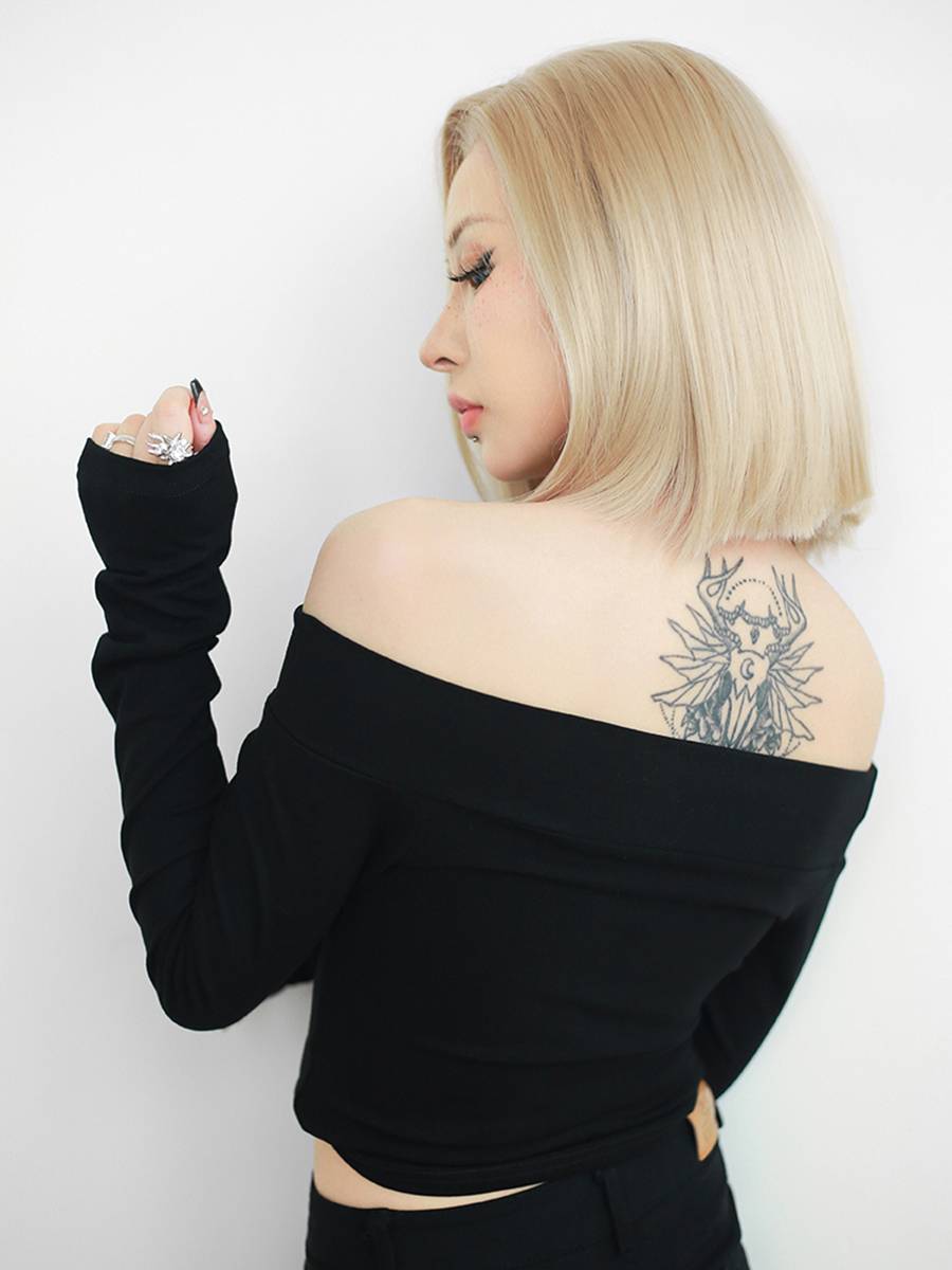 Sassydandy Golden Short -Straight Full -headed Wigglima Summer Natural Bad BOBO Celavial Wig