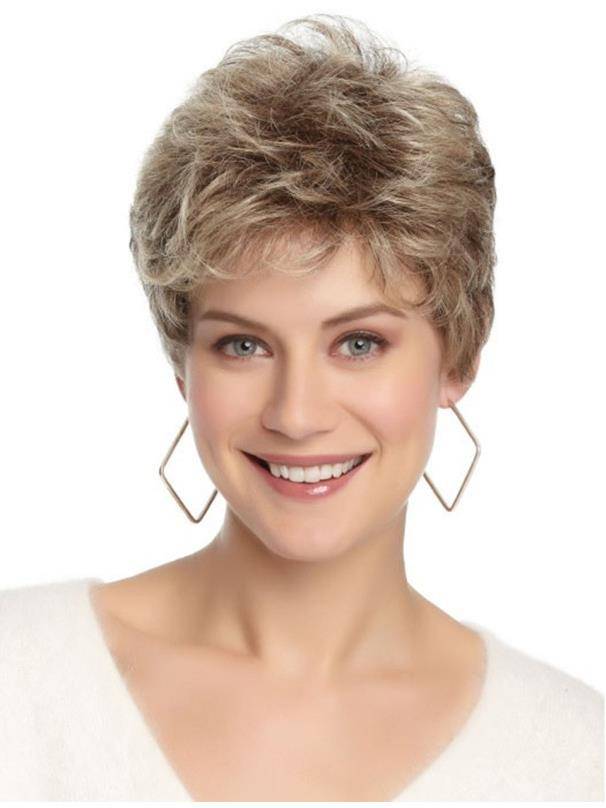 Supply of good quality wig short hair Women hairstyle white people love European and American fake heads hot sales hot