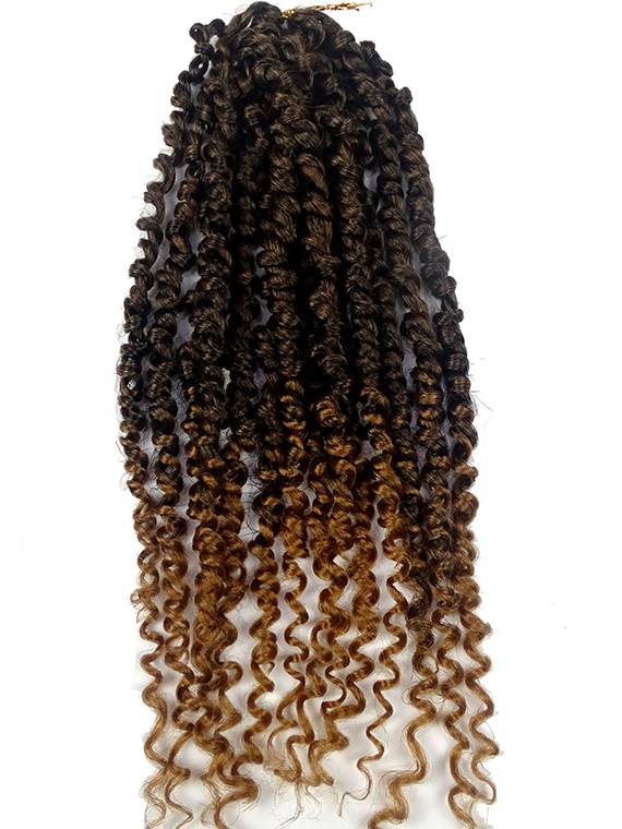 Pre -PASSION TWIST CROCHET Hair Braids two small braid African dirty braid wigs