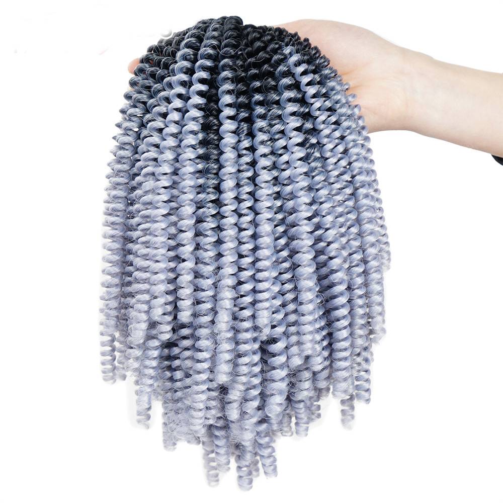 Wig color Spring Twist spring braid 110g European and American hook needle issuance