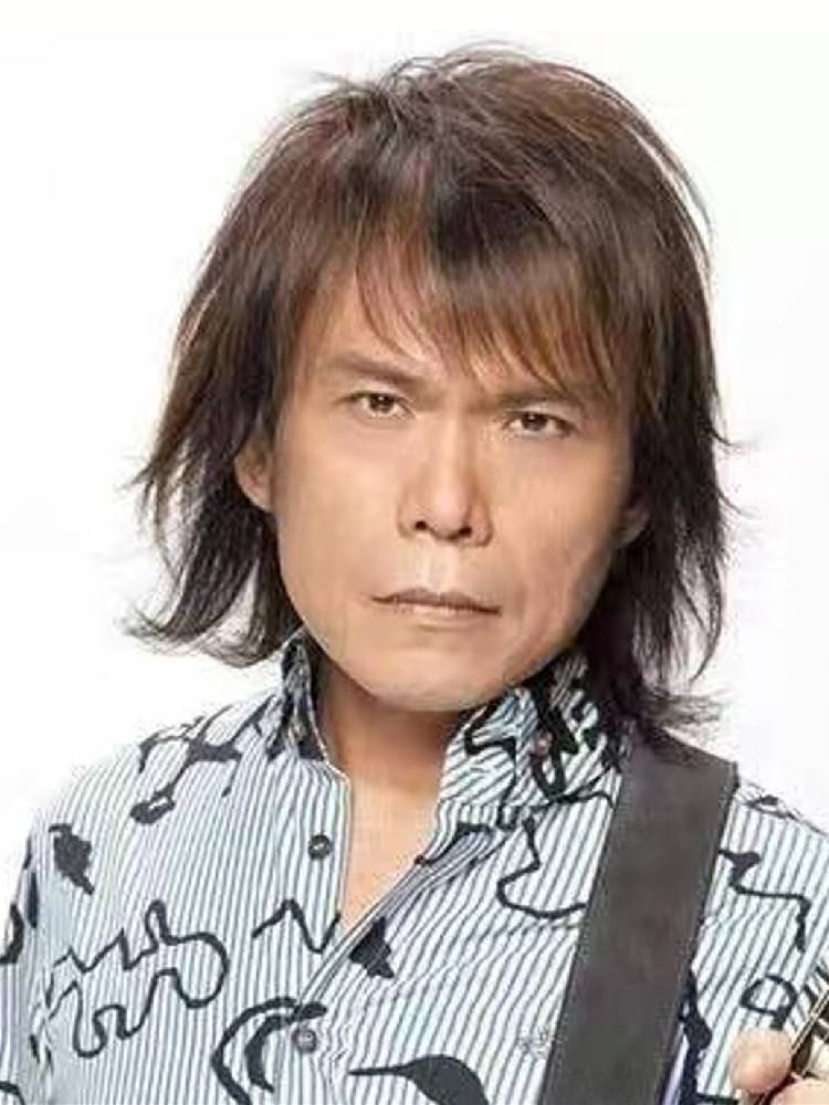 The catfish head wig Men's short hair, Wu Bai, the same daily performance props, Japanese wolf tail fluffy, natural full header