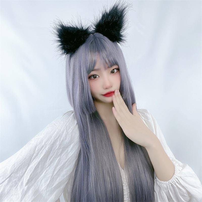 Wigga female long -haired hair lolita soft girl COSPLAY Princess Cosplay cuts temperament and repair the face