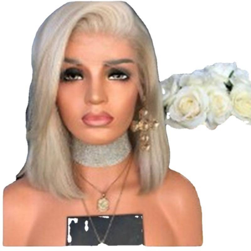 Genuine fashion new short -haired female European and American popular hairstyle bobo head wig hairstyle eBay wig
