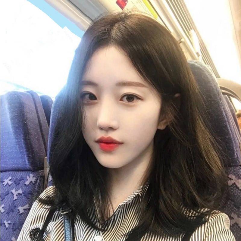 Spot manufacturer Korean doll wig Women's medium long hair bangs Lazada cross -border e -commerce