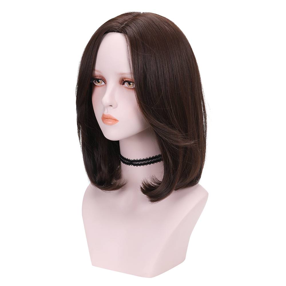 Wigs female short hair fluffy natural buckle grip curly curly hair full wigs and no bangs in the whole wig