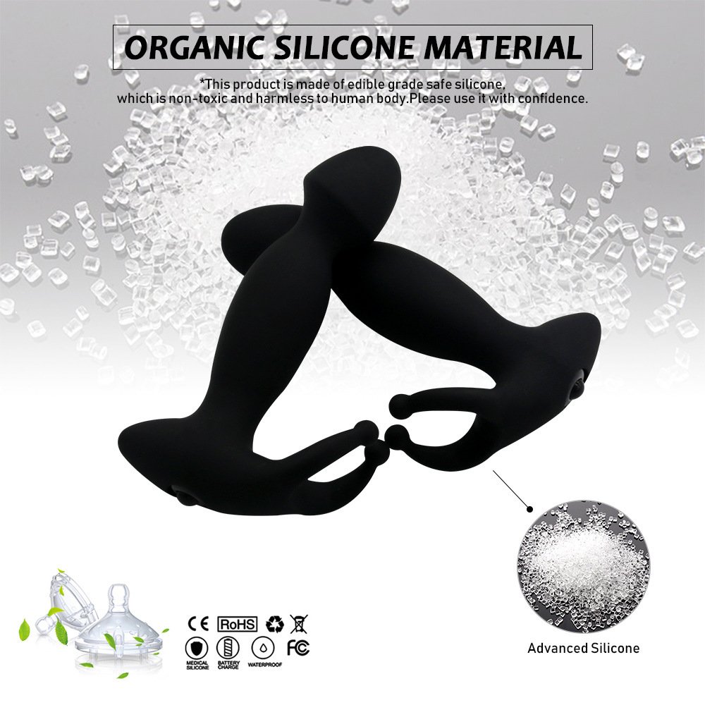 Silicone Vibration Prostate Massager Adult Products Male and Female Shared Masturbator Sexual Stimulation