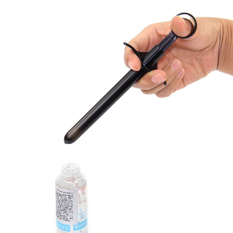 Anal Injection Mini Lube Launcher Oil Injector Syringe Vagina Clean Enema Tube Butt Plug Sex Toys