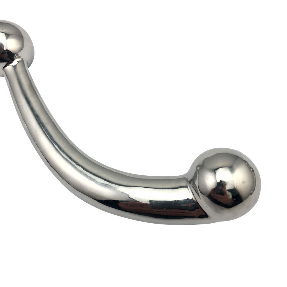 18+ Male 304 Metal Stainless Steel Prostate Pull Bead Massager Masturbation Wand Toys Vestibule Pessary Anal Plug Adult Sex Toys