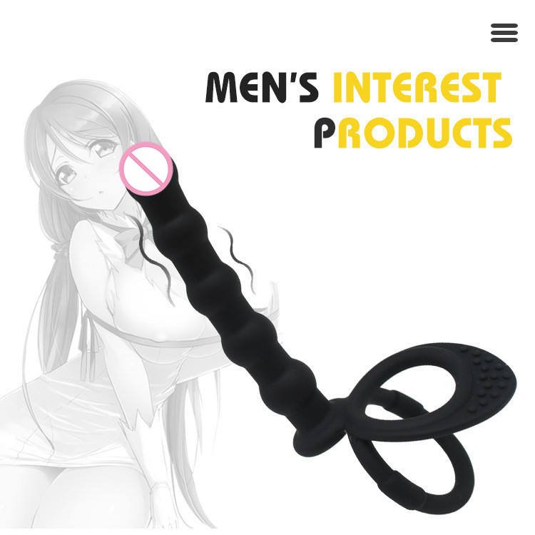 HMJ silicone men women butt plug masturbator double ring sex toy plugue plug anal pour femme couple sex toy anal plug anal beads
