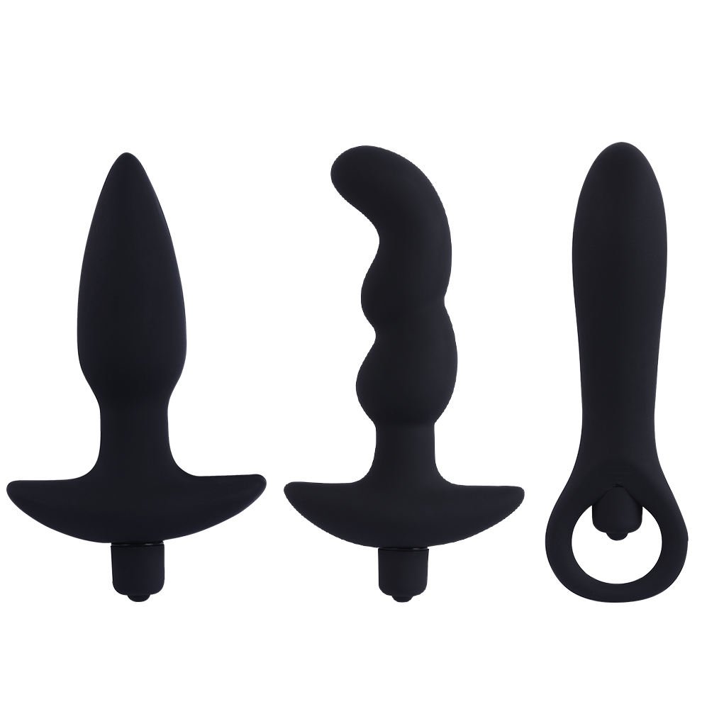 Top quality anal plug butt plug vibrator sex toys Adult Toy Prostate Massager Vibrating male masturbator device