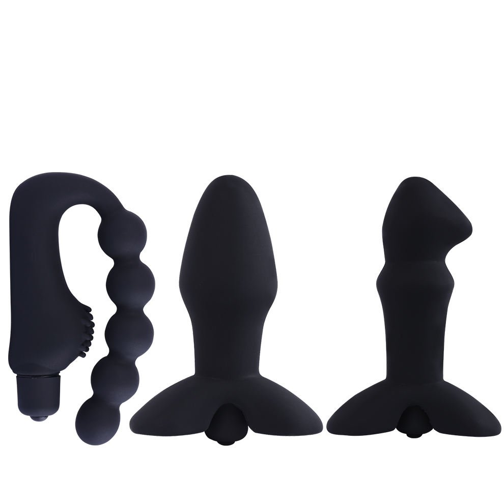 Top quality anal plug butt plug vibrator sex toys Adult Toy Prostate Massager Vibrating male masturbator device