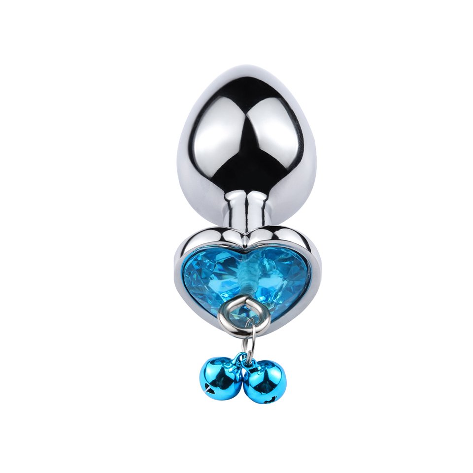 Alloy Anal Plug with 2 Bells Aluminium Metal Butt Plug Sex Toys for Women and Men Juguetes Sexuales Anal Sex Toys