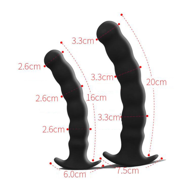 Silicone Anal Massage Beads Butt Plug Sex Toys