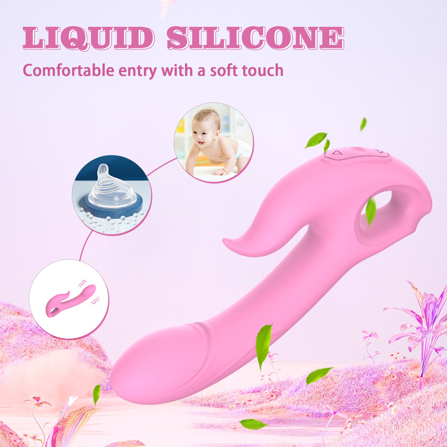 Vibrator for women back and forth sex toys for women pussy and anal anal plug for women