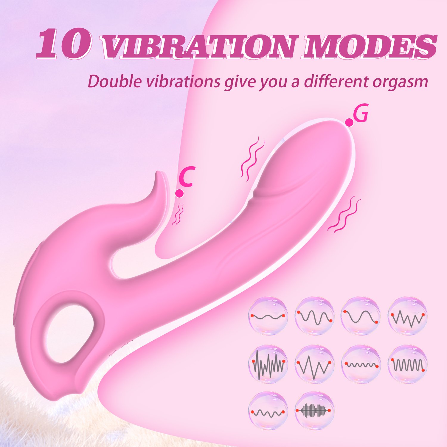 Vibrator for women back and forth sex toys for women pussy and anal anal plug for women