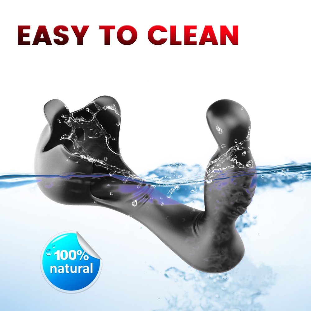 Wholesale Wearable Remote Control Double Massage Testis Anal Plug Vibration Men Masturbator Anal Toys