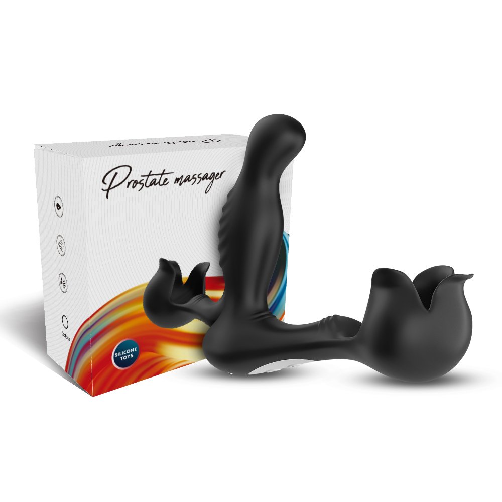 Wholesale Wearable Remote Control Double Massage Testis Anal Plug Vibration Men Masturbator Anal Toys