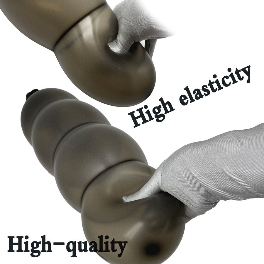 Silicone Anal Plug Masturbation Expansion Anal Expander Backyard Beads 5-Beads Separated Inflatable Anal Plug For Men and Women