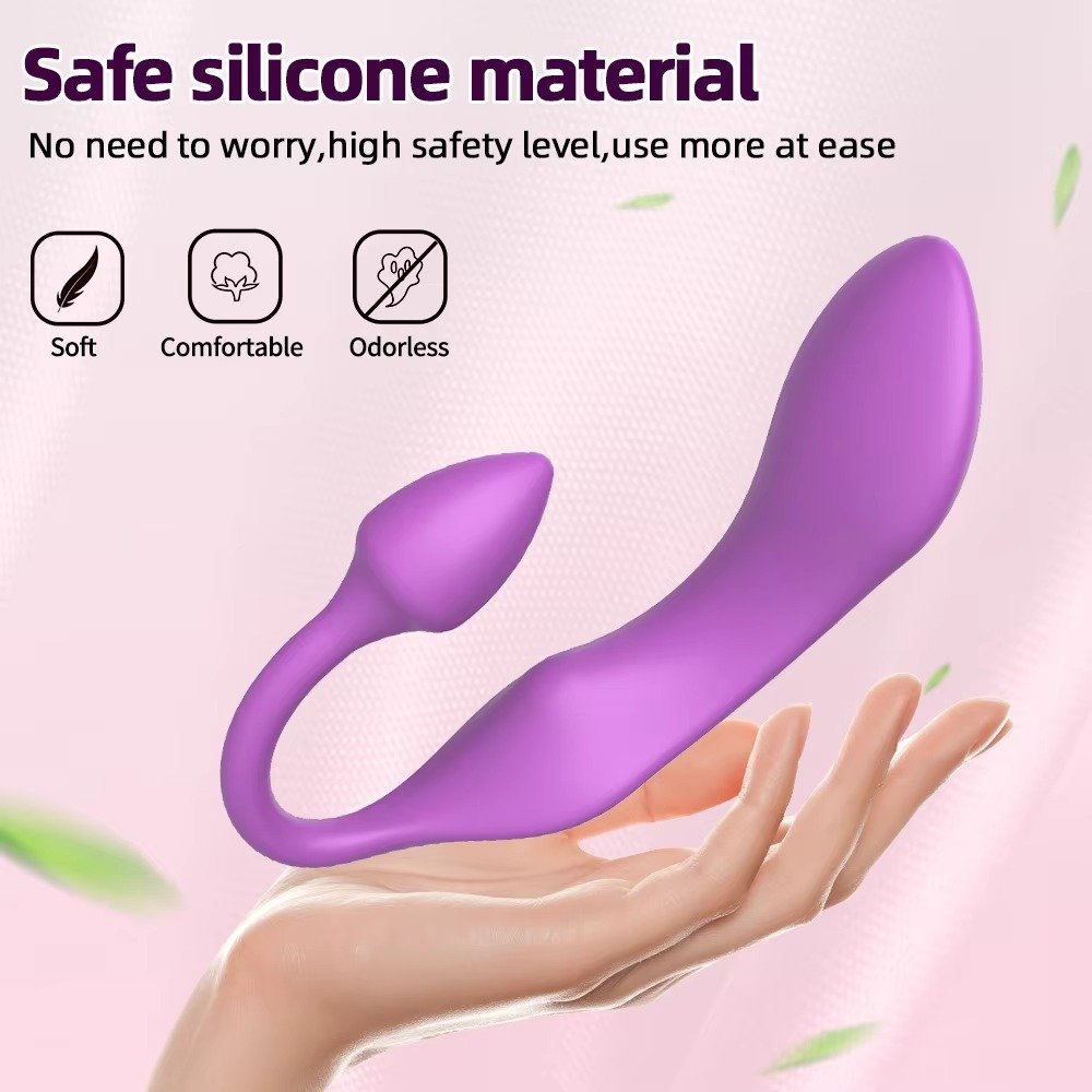 Wearable Flirting Jumping Egg Female Clitoral Vibrator Dildos Bending Wireless Remote Control Masturbation Sex Toys For Women