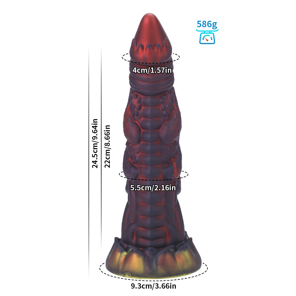 Women's Liquid Silicone Anal Dildo Thrust Sex Toy for Couples Adult Sex Toy for Men and Women