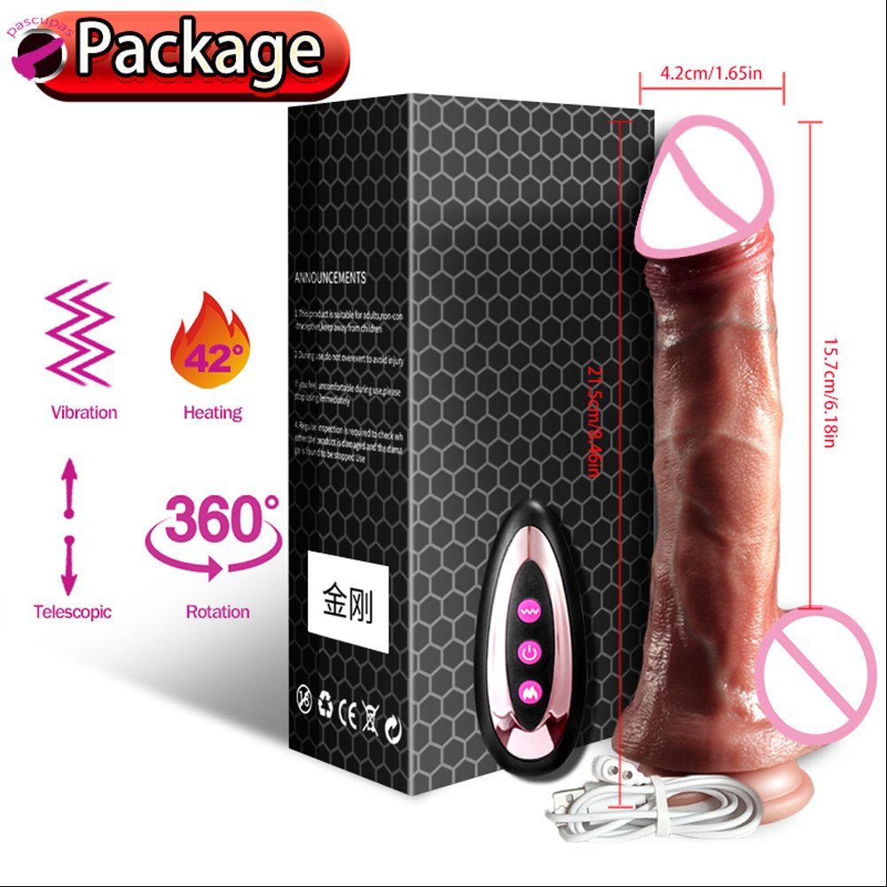 Wireless Vibrator Telescopic Dildos For Women Big Dildo Vibrador Heating Skin Feeling Dick Realistic Penis Large falos Silicone