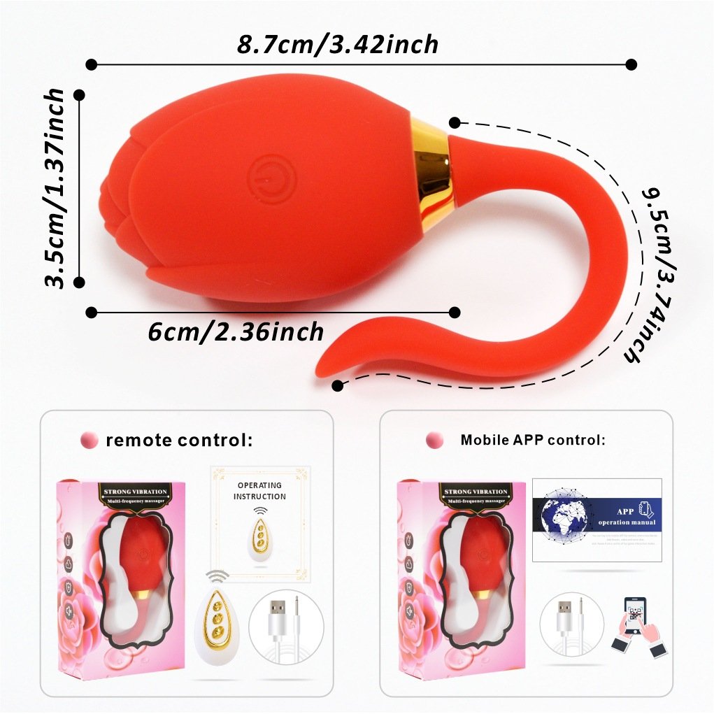 Wholesale Oem Anal Toy App Control Dual Anal Sex Toy Rose Toys Anal Plug Sex Stimulator For Women