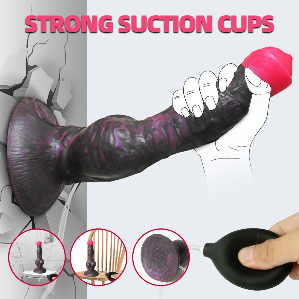 Squirting Dildo Anal Plug Monster Soft Silicone Knot Butt Plugs Ejaculation Anal Sex Toys Vagina Anus Massage Female Masturbator