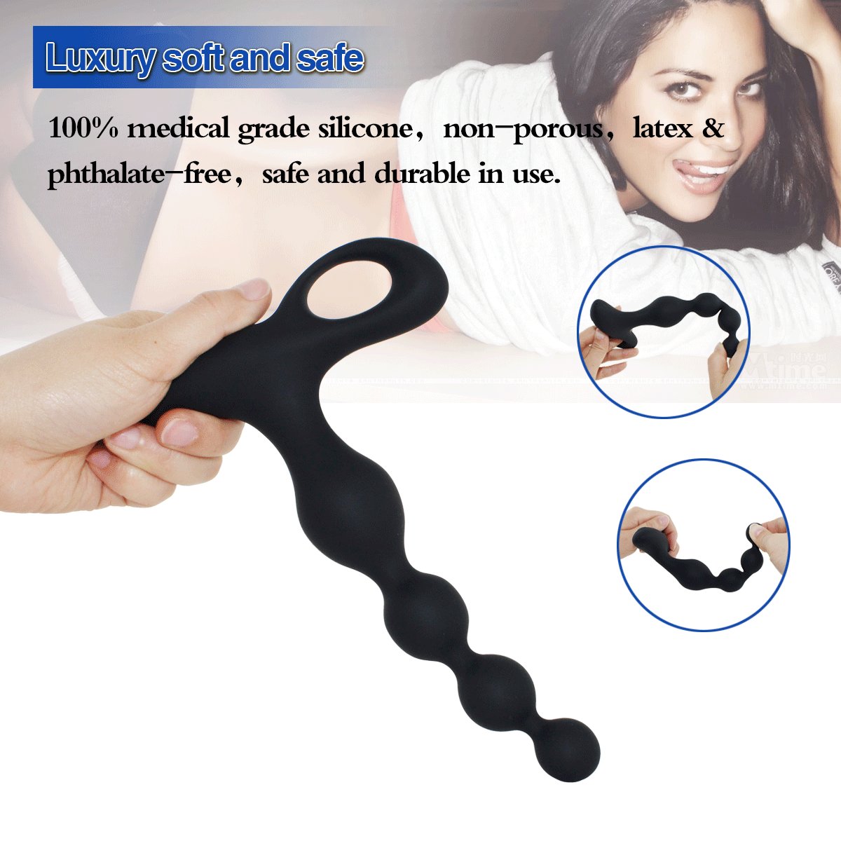 Remote control Anal Plug Men's Prostate Massager Vibrating Anal Expansion Masturbator Adult Product