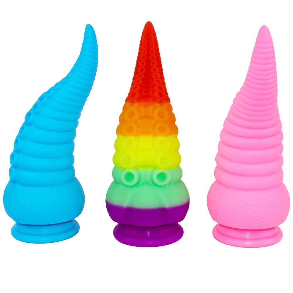 Colored Octopus Tentacles Feminine Erotic Anal Plug Suction Cup Masturbator Dildo Stimulation Vaginal Anal Sex Toys Massager