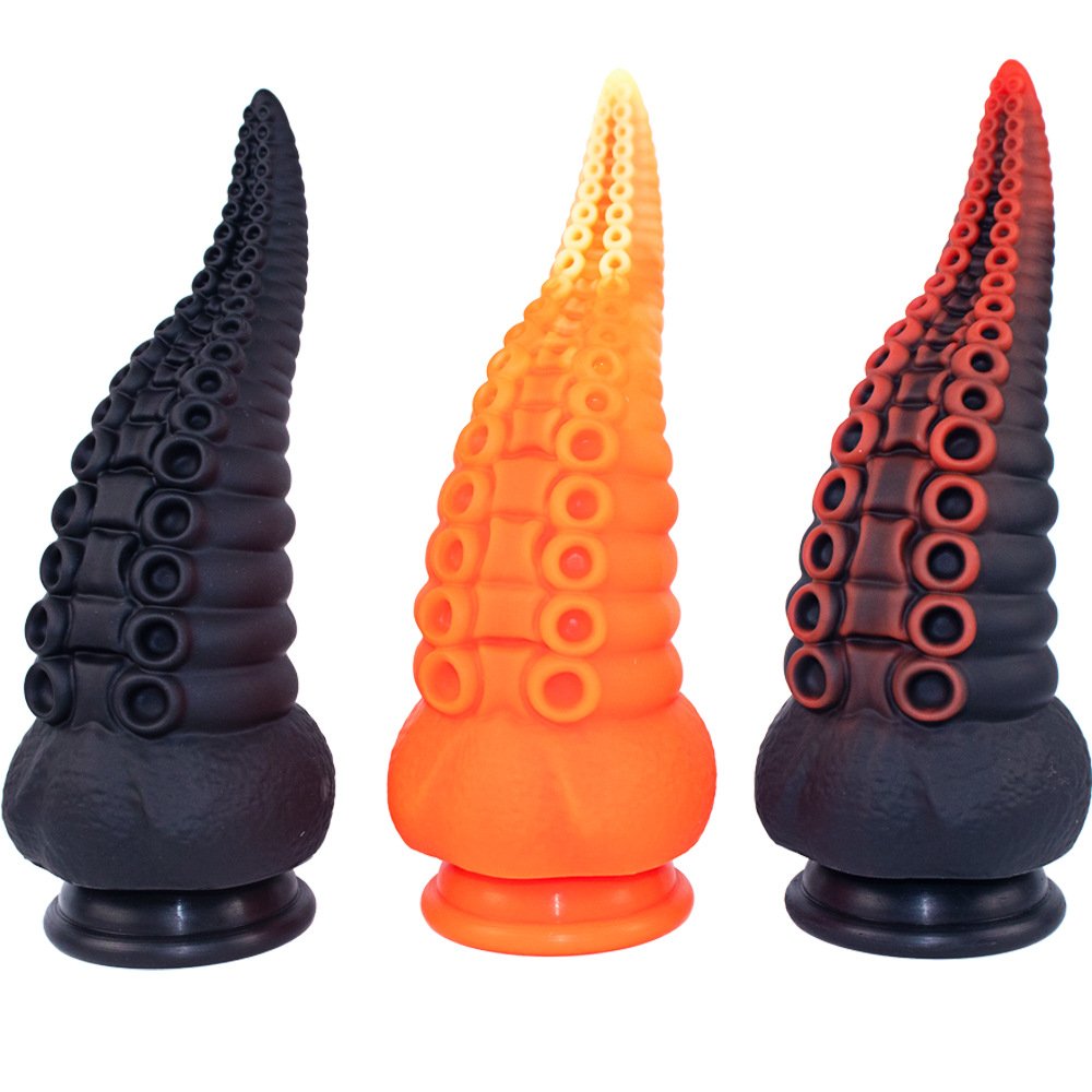 Colored Octopus Tentacles Feminine Erotic Anal Plug Suction Cup Masturbator Dildo Stimulation Vaginal Anal Sex Toys Massager