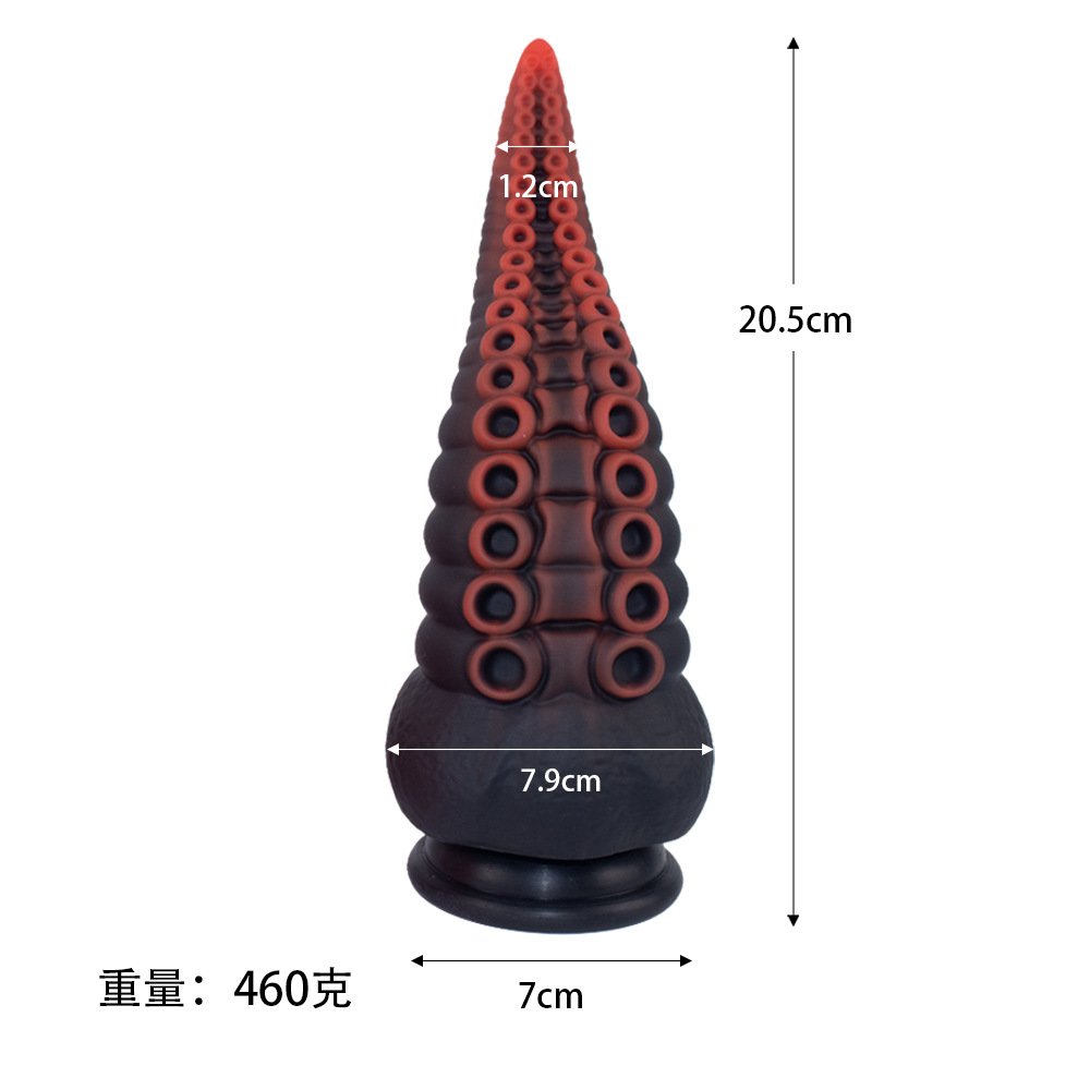 Colored Octopus Tentacles Feminine Erotic Anal Plug Suction Cup Masturbator Dildo Stimulation Vaginal Anal Sex Toys Massager