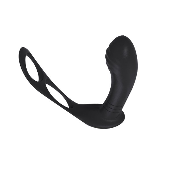 Anal Sex Toys -Thrusting Anal Dildo G-spot Vibrator Anal Plug with penis Ring