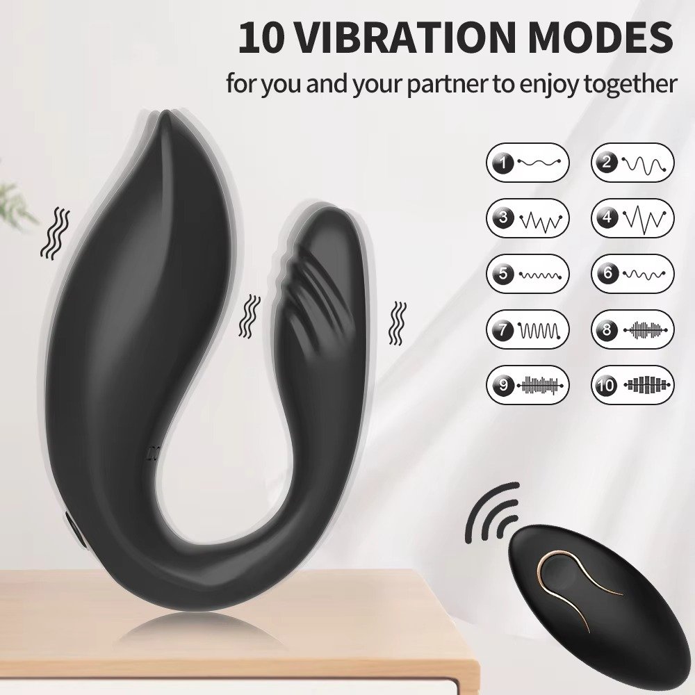 New Wireless Remote Control Bending Rotary Vibrator Women Wear Vibrating Underwear U-shaped Jumping Egg Adult Sex Product
