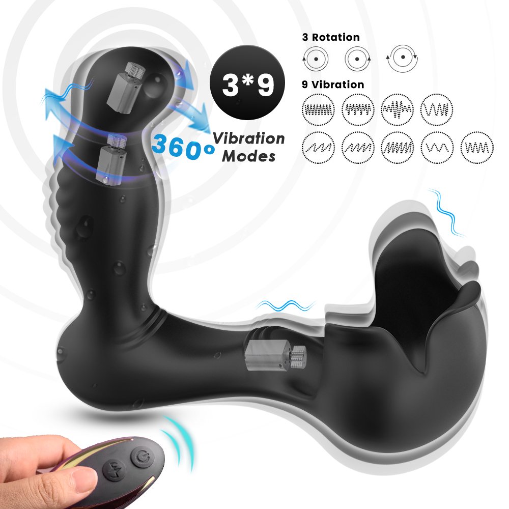 Waterproof Powerful Anal Vibrator Wearable Sex Toys for Man Soft Silicone Electric Male Masturbator Adult Toys