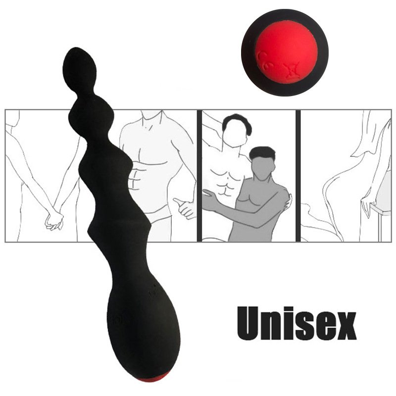Adult products Silicone vibrating bead pulling three motor strong shock massage stick female flirting toy wholesale