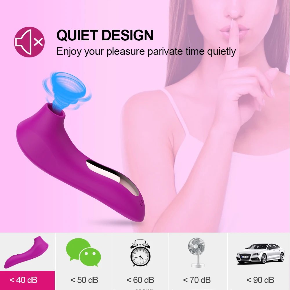 Adult Supplies Sucker Clitoris Sucking Vibrator Female Clit Oral Stimulator Nipple Vagina Toys for Women Masturbator Product
