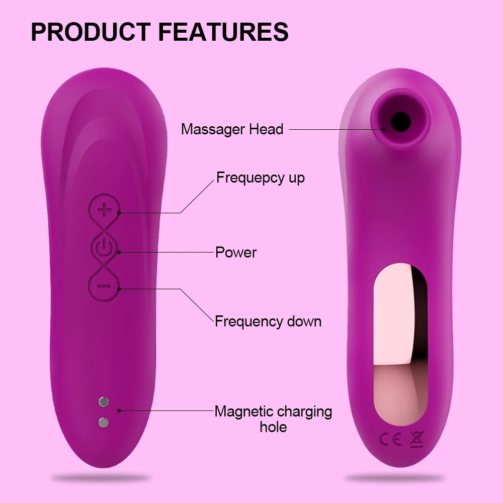 Adult Supplies Sucker Clitoris Sucking Vibrator Female Clit Oral Stimulator Nipple Vagina Toys for Women Masturbator Product