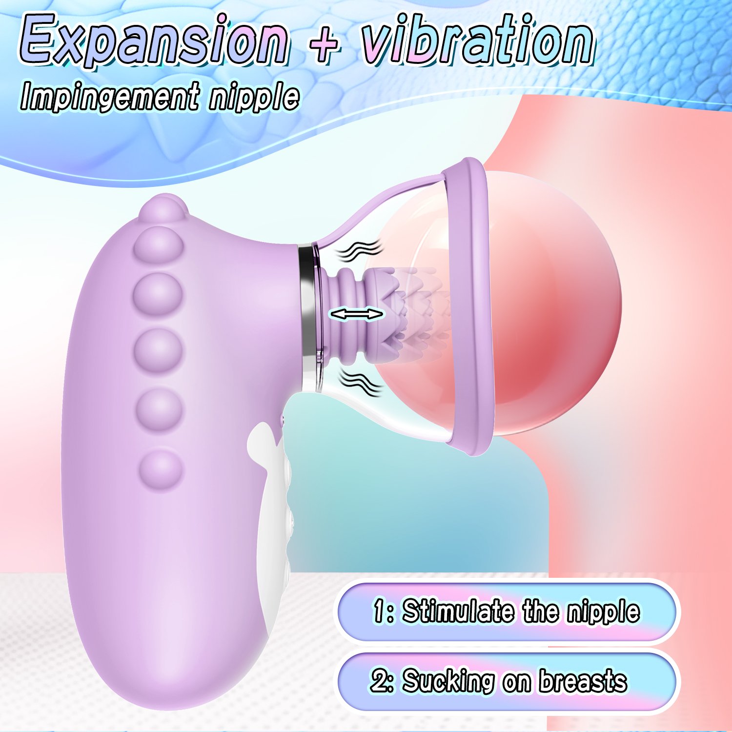 3 in 1 Female Masturbator Vaginal Clitoris Massager Vibrator G Spot Clitoral Stimulator Breast Nipple Sucking Vibrator for Women