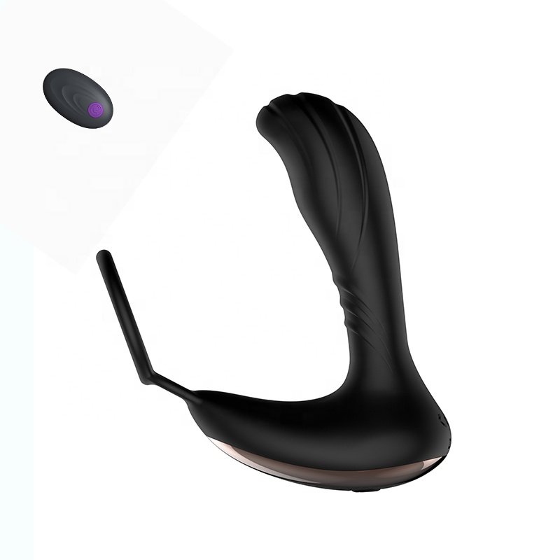 Wireless Remote Control Prostate Massage 7 Modes Frequency Vibrator G-spot Anal Butt Plug with Penis Ring for Men And Women