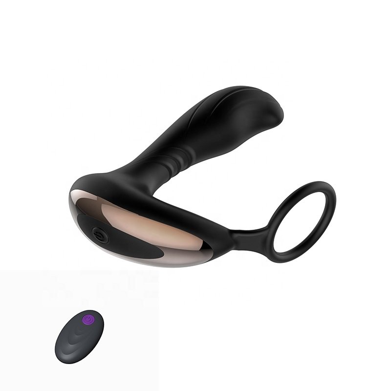 Wireless Remote Control Prostate Massage 7 Modes Frequency Vibrator G-spot Anal Butt Plug with Penis Ring for Men And Women